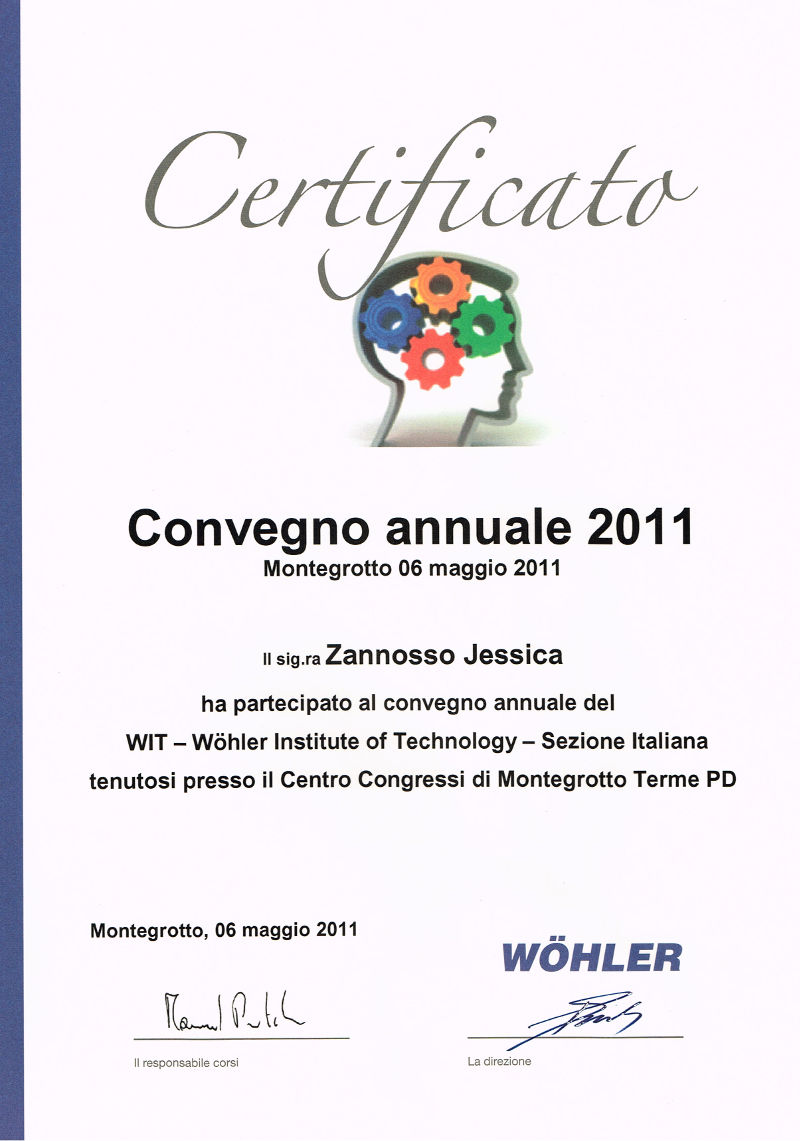 Attestato spazzacamini treviso